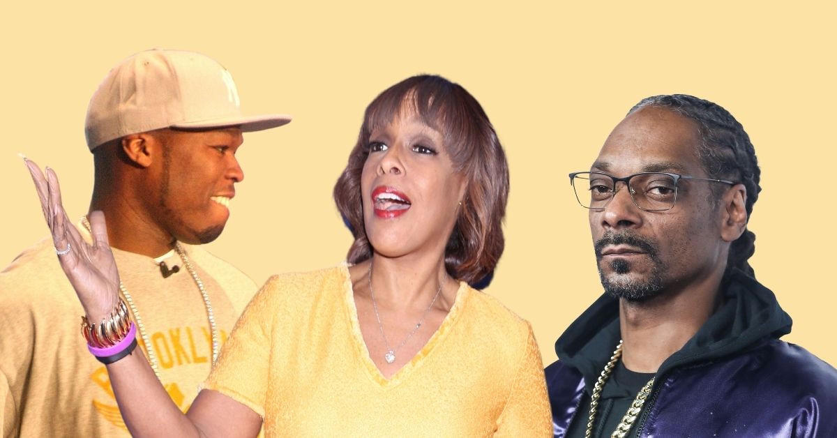 50 Cent, Gayle King and Snoop Dogg