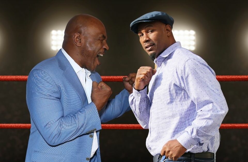 Mike Tyson and Lennox Lewis